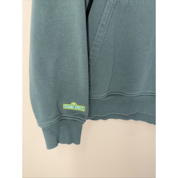 Under Armour Hoodie Men’s Medium Green Oscar The Grouch Sesame Street Collab - Picture 5 of 10
